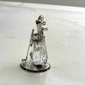 SWAROVSKI Golf Bag Figurine